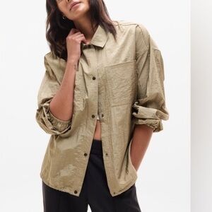 Athleta Lunar Sheen Shirt Jacket